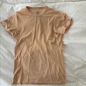 Tracksmith Peach Short Sleeve Tee